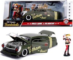 Mercury 1951 Miniaturauto mit Harley Quinn Figur