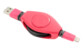 Retrak einziehbares Lightning-kompatibles USB-Kabel - 1 m