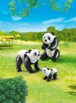 Panda-Paar mit Baby Nr. 6652
