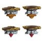 2 Beyblade Burst Quad Drive Kreisel - Destruction Ifritor I7 VS Stone Nemesis N7