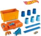 Hot Wheels Box und Miniaturauto mit Launcher