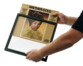 Austauschbarer Rahmen für Vinyl, schwarz