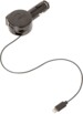 USB-KFZ-Ladegerät mit einziehbarem Lightning-Kabel