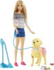 Barbie-Puppe - Hundespaziergang DWJ68