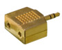 adaptateur double jack femelle vers jack mâle doré pour avion philips swa3031s