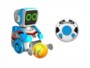 Robot Kickabot Silverlit bleu avec télécommande.