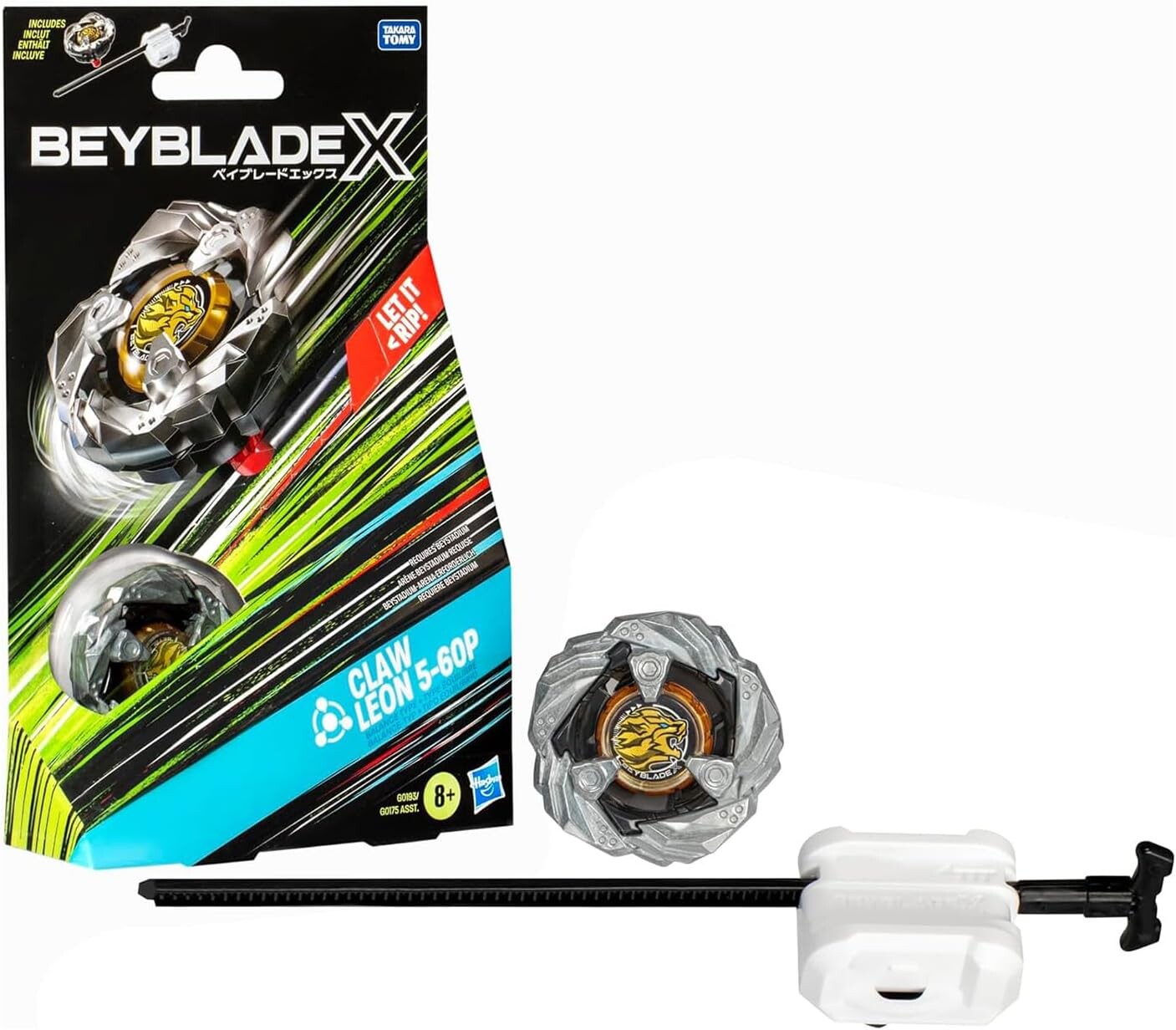 Beyblade X Starter Pack Claw Leon 5-60P Kreisel mit Starter